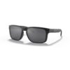 Stylish black sunglasses with gray lenses