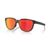 Stylish sunglasses with red lenses
