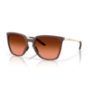 Stylish brown sunglasses with gradient lenses